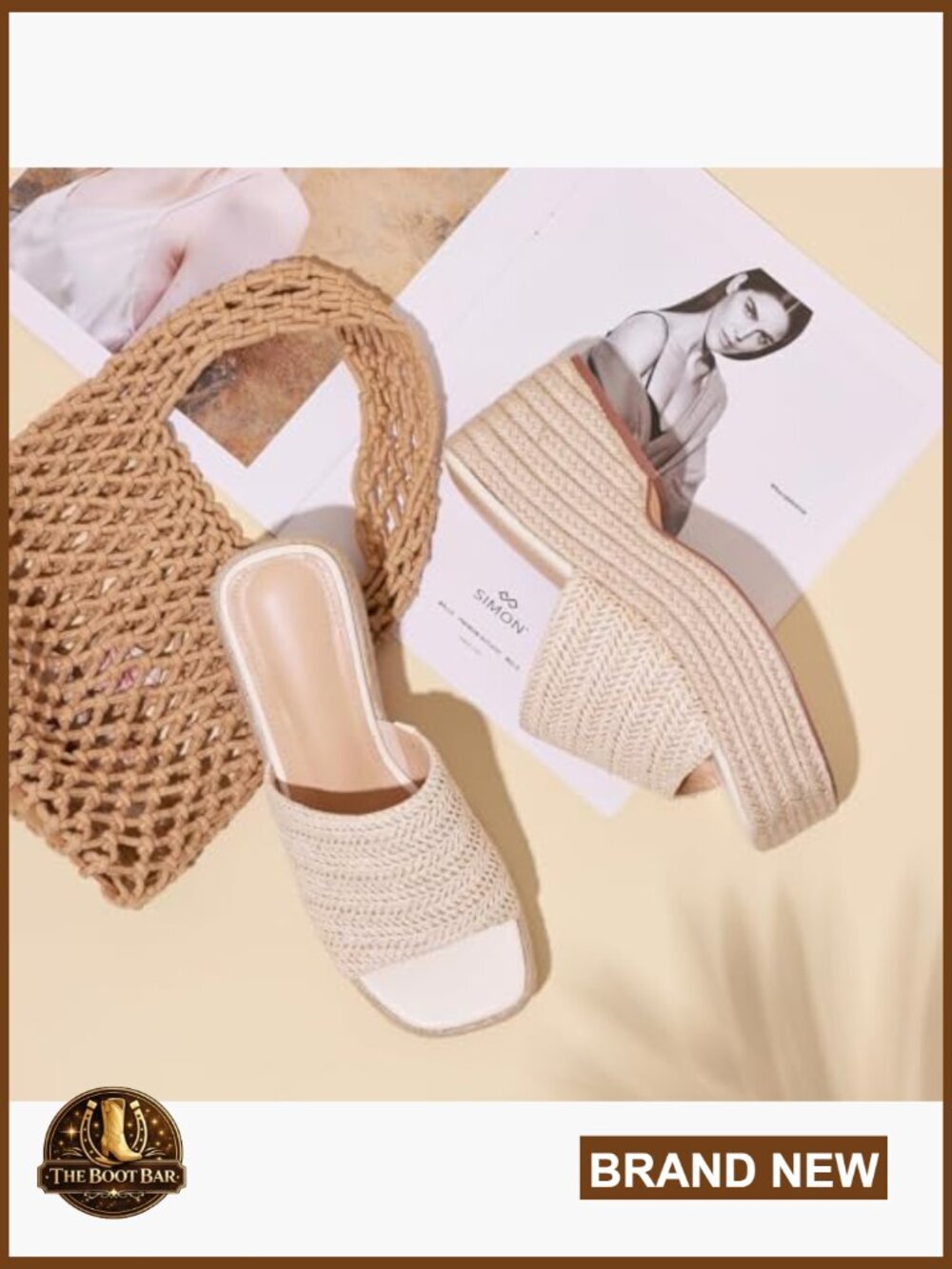 Platform Espadrille Wedge Sandals Slip On Flatform Summer Shoes - Picture 2 of 7